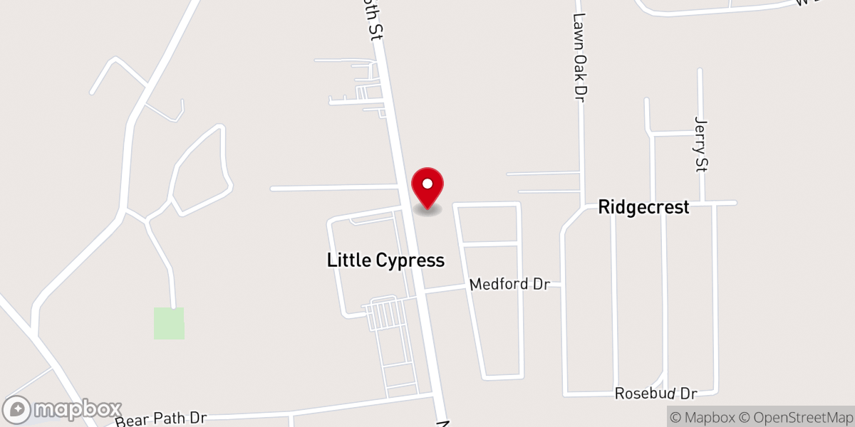 Map showing location of The Garden District