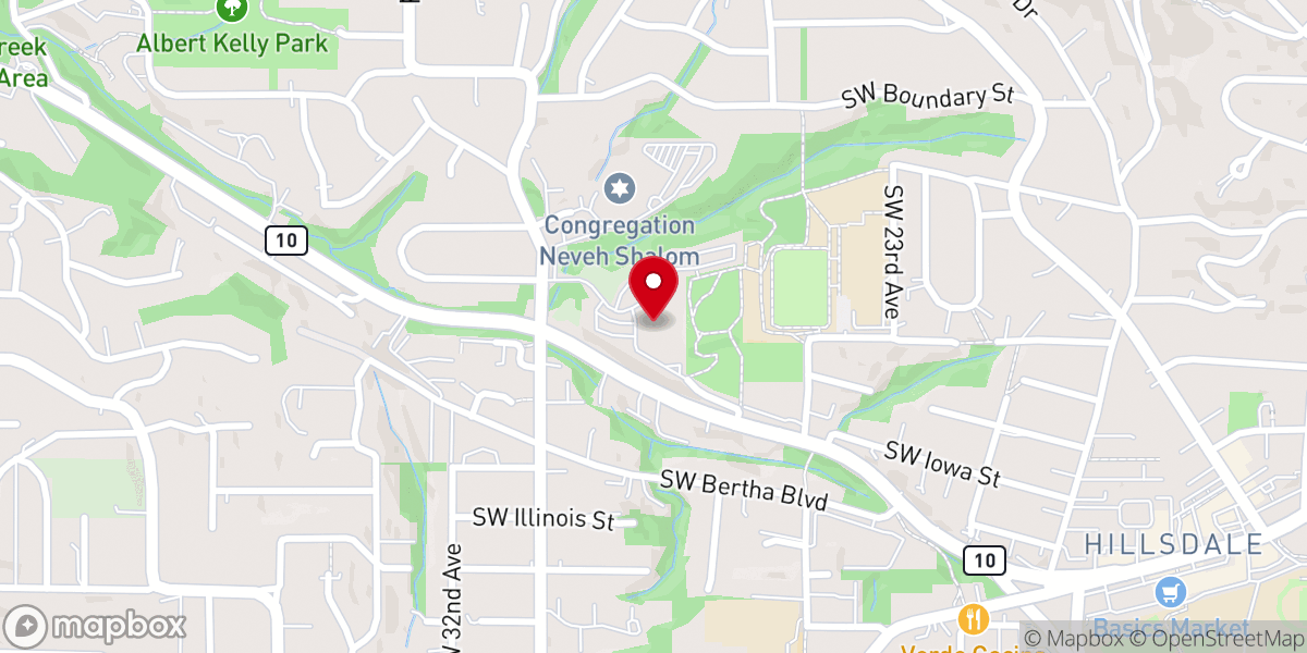 Map showing location of Japanese Fellowship Church