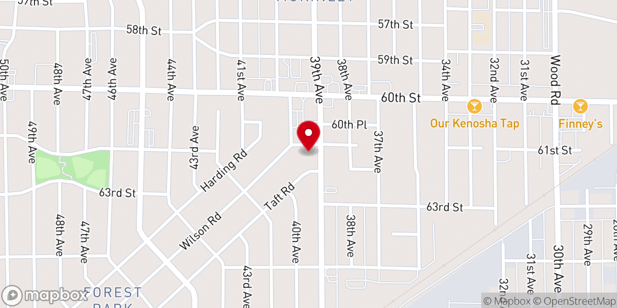 Map showing location of Living Light Christian Church