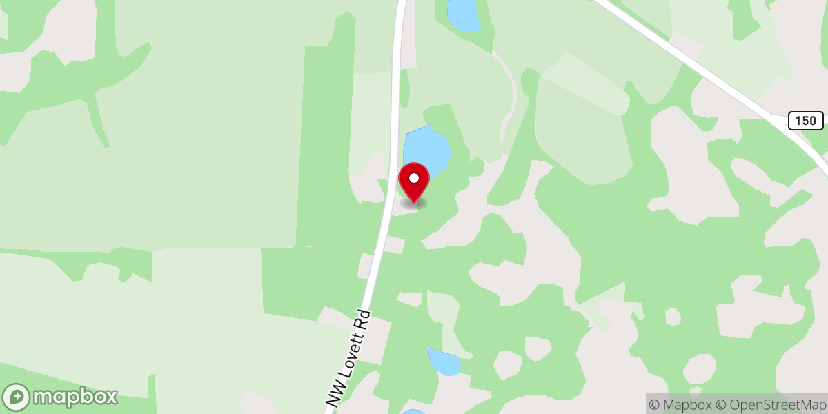 Map showing location of New Canaan Church