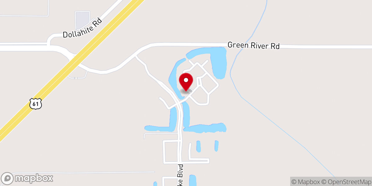 Map showing location of The Crossings at Tunica