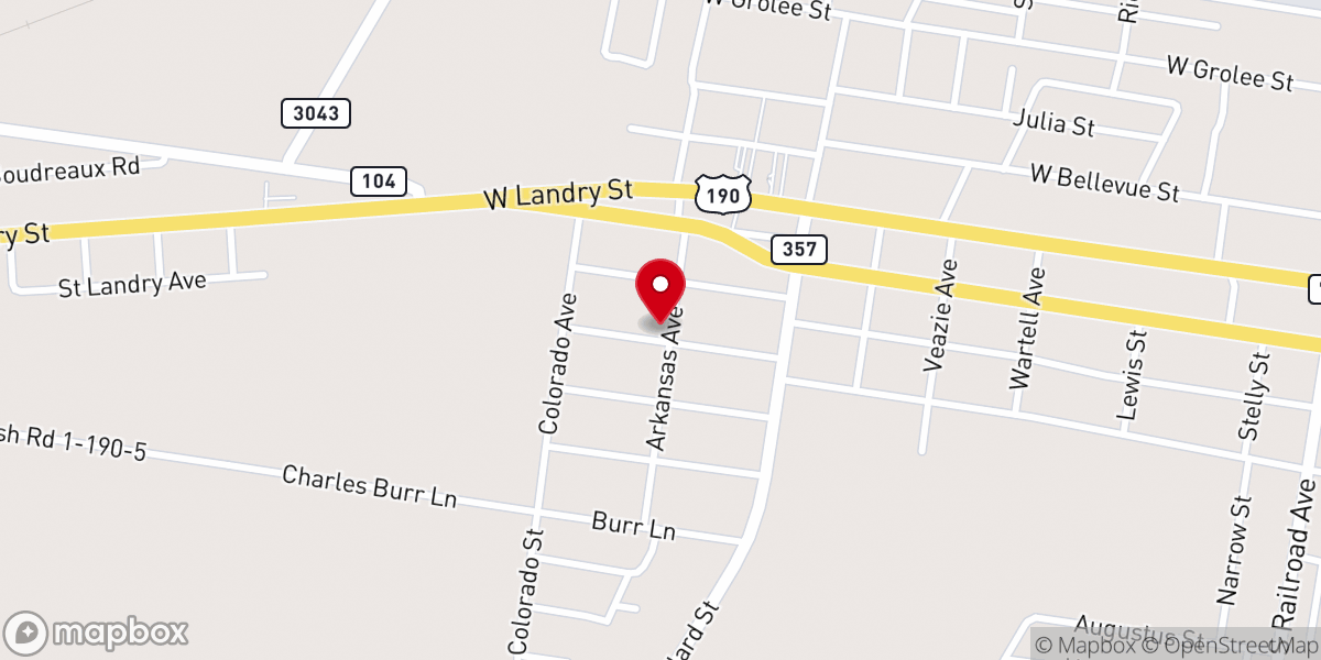 Map showing location of Community Chapel Church of God