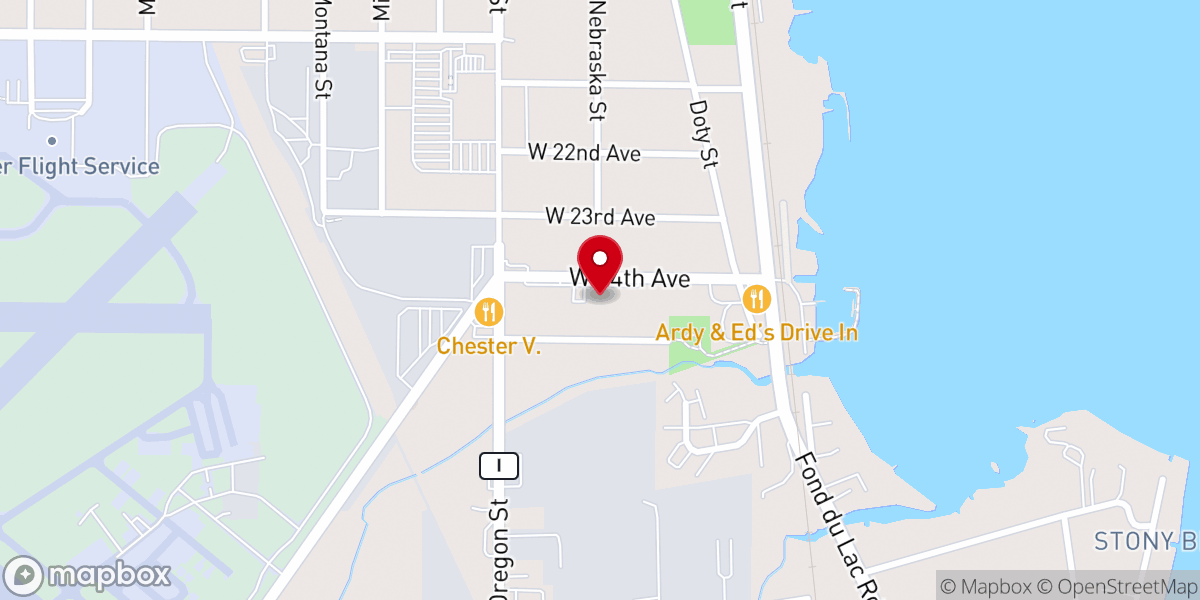 Map showing location of Grace Chapel