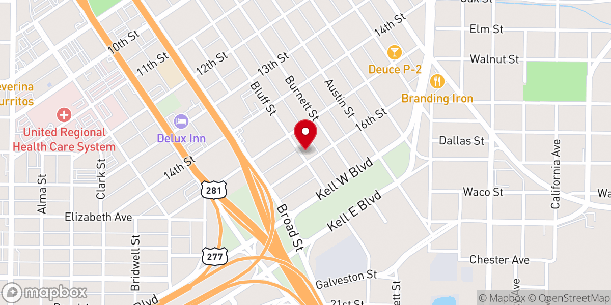 Map showing location of Fresh Manna Ministries