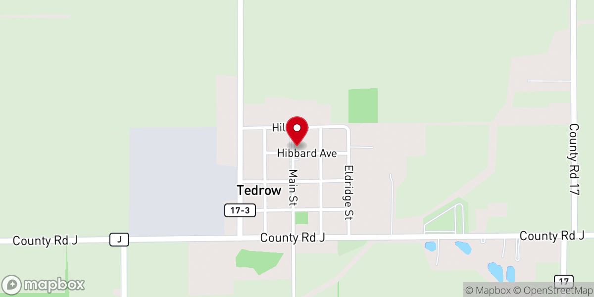 Map showing location of Pentecostals
