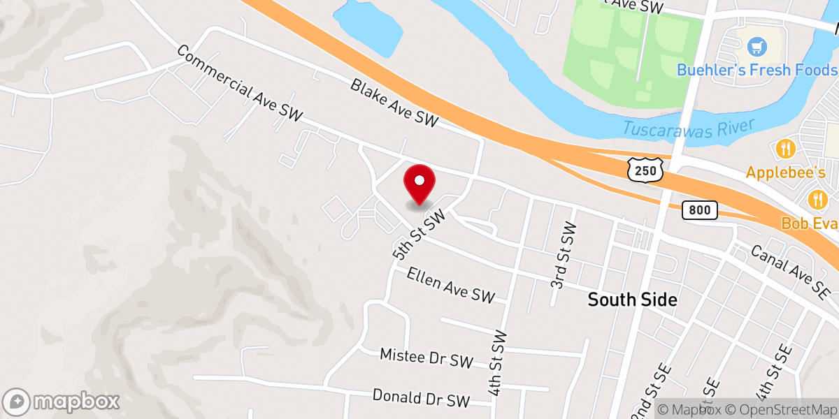 Map showing location of Community Of Christ