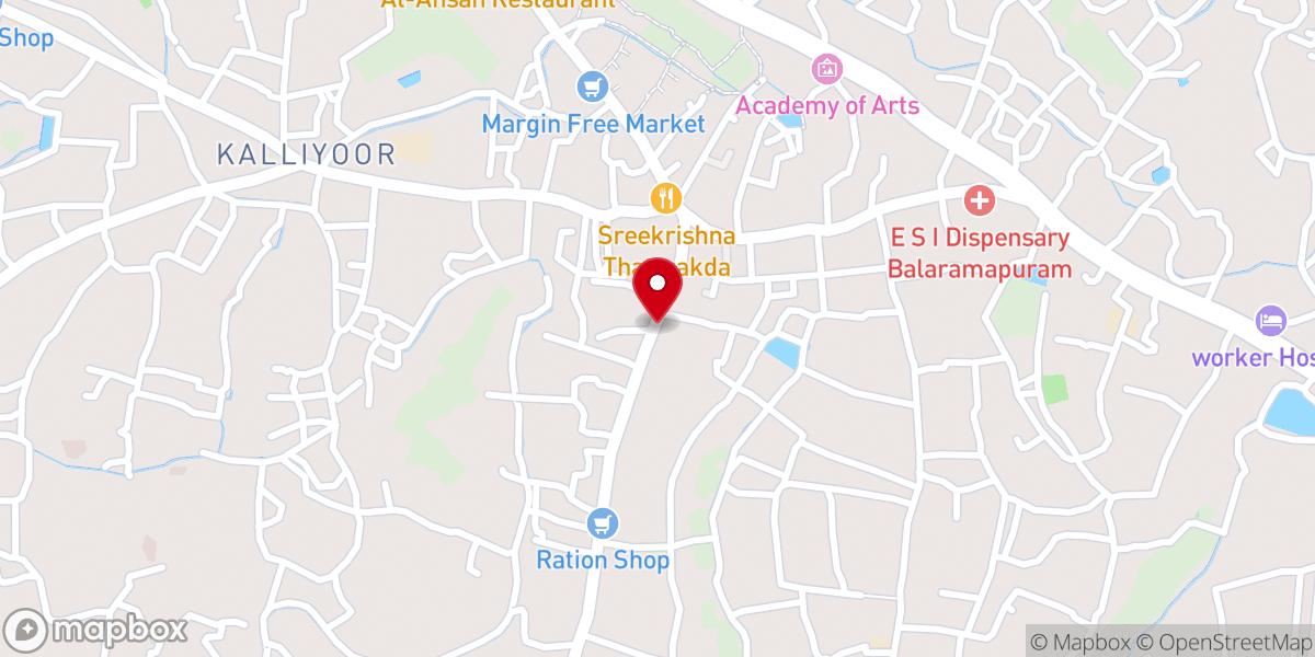 Map showing location of The Pentecostal Mission