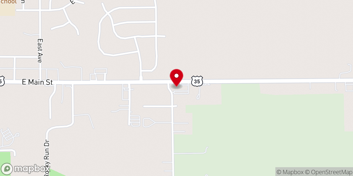 Map showing location of Cornerstone Grace Church