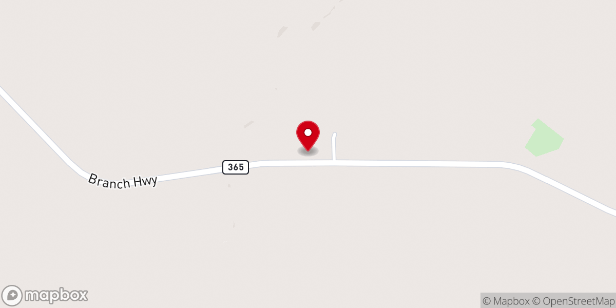 Map showing location of Elizabeth Memorial Baptist Church