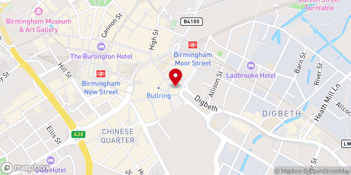 Map showing location of St. Martin’s Church