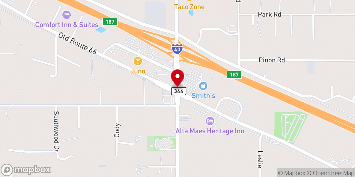 Map showing location of East Mountain United Church Disciples Presbyterian