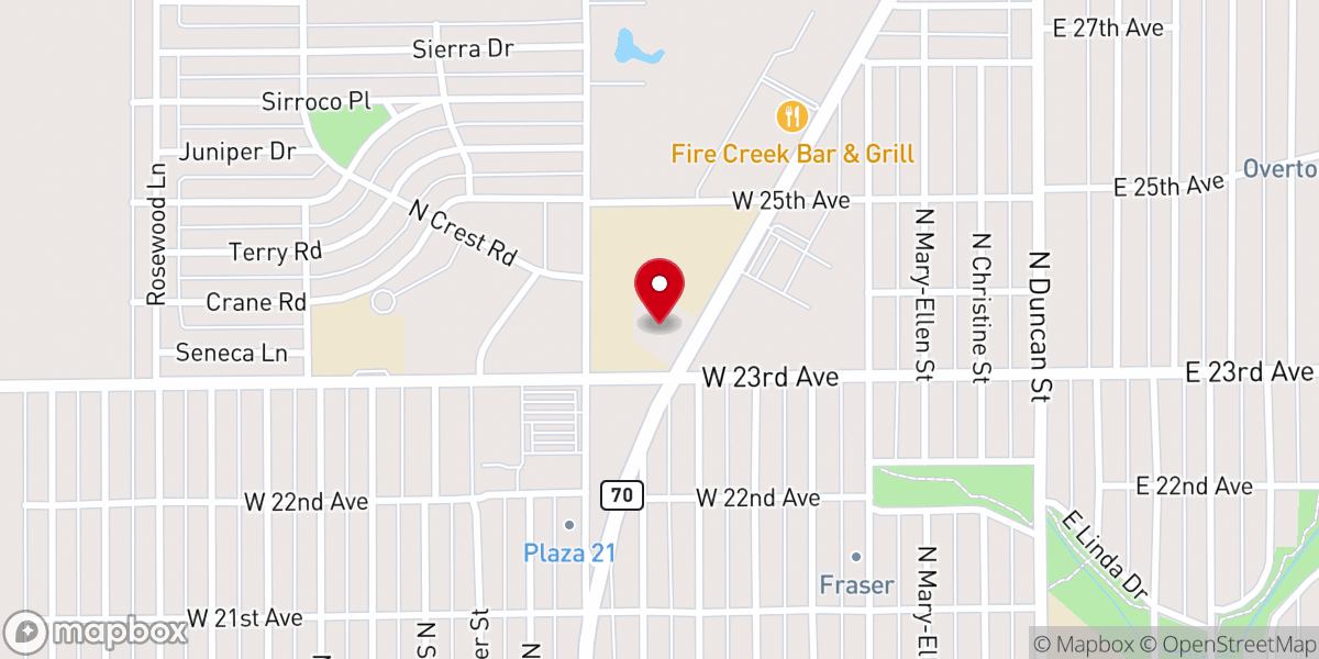 Map showing location of St. Vincent de Paul Catholic Church