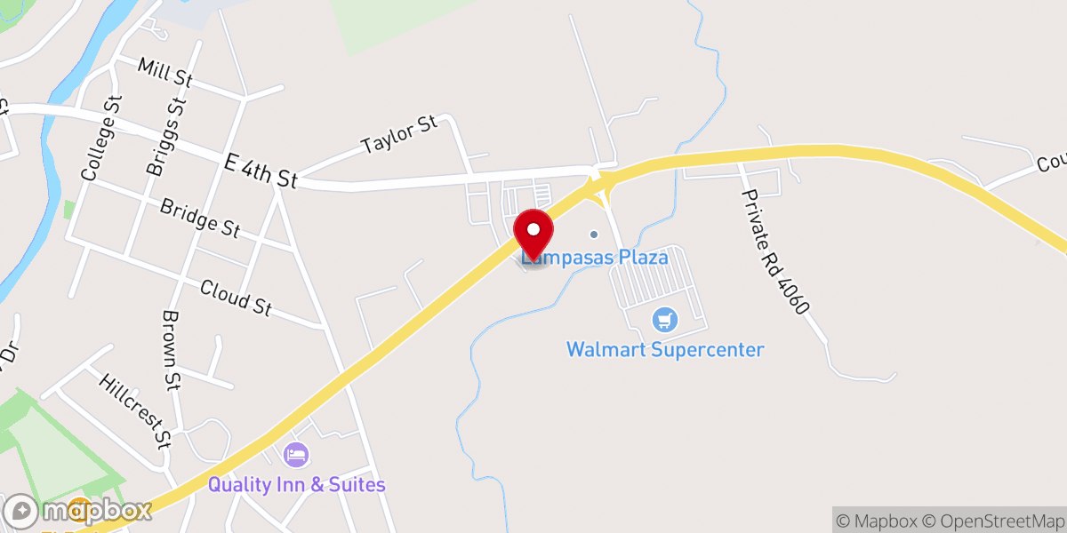 Map showing location of New Covenant Church