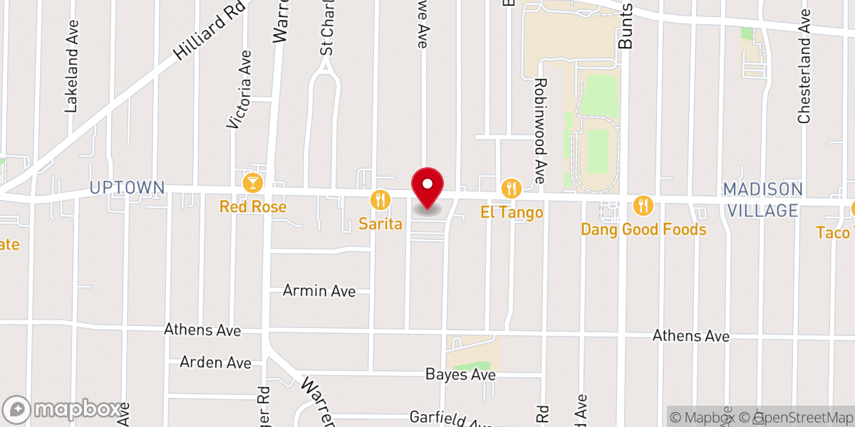 Map showing location of Saint Clement Catholic Parish