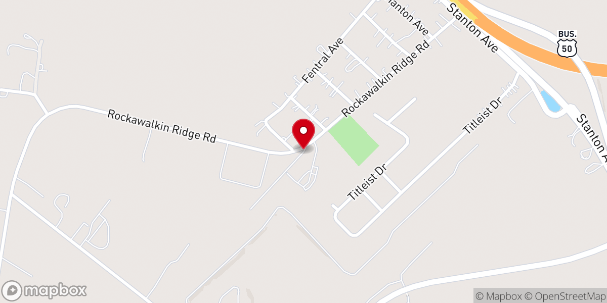 Map showing location of Glen T Robinson Community Center