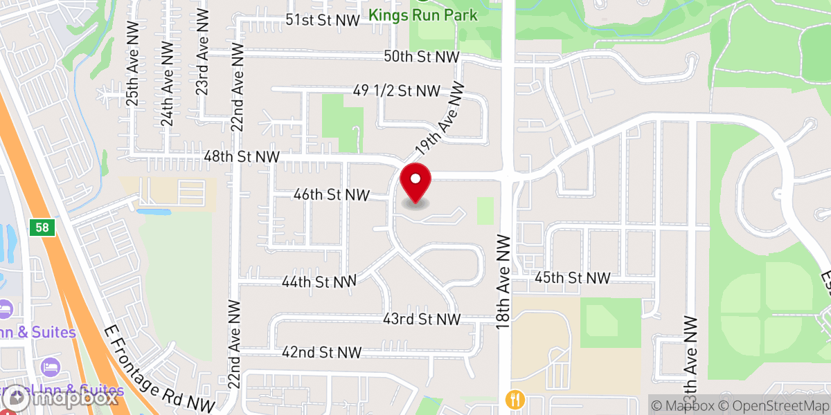 Map showing location of Resurrection Lutheran School