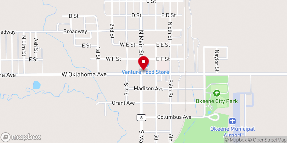 Map showing location of Immanuel Baptist Church Parsonage