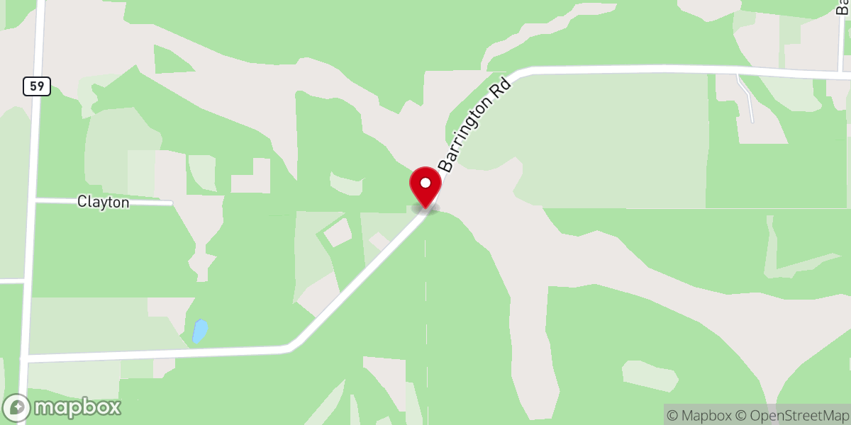 Map showing location of Mt Zion AME Church