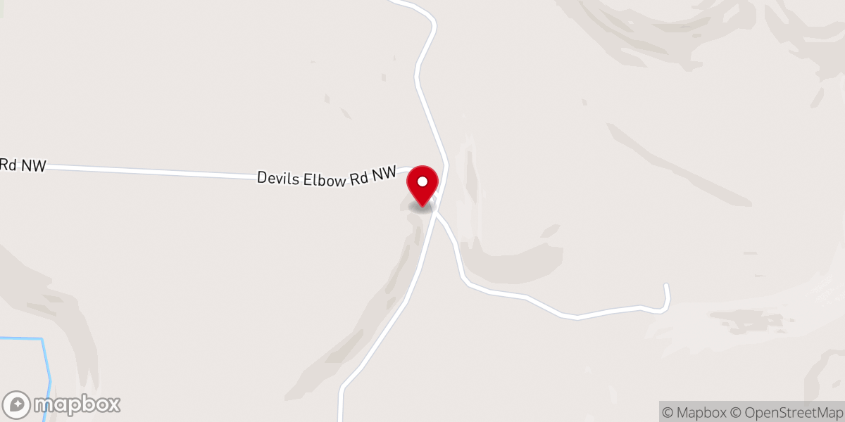 Map showing location of Fountain United Methodist Church