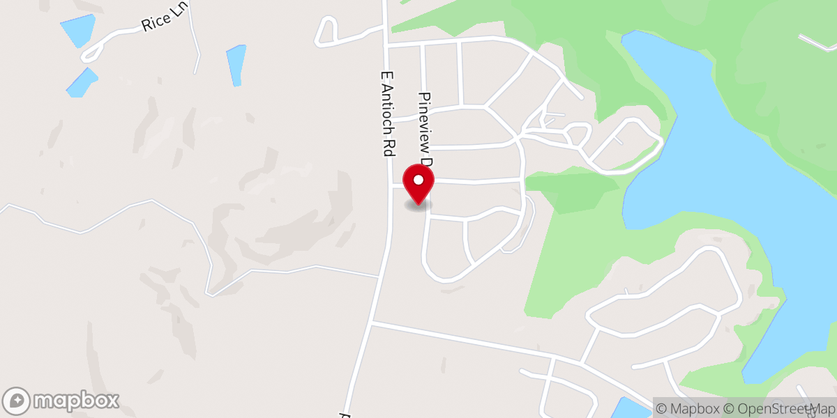 Map showing location of Russwood Baptist Church