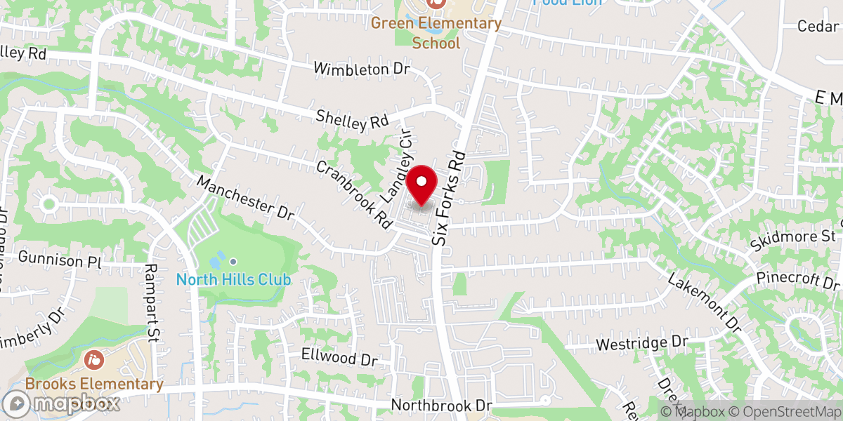 Map showing location of Hudson Memorial Presbyterian Church