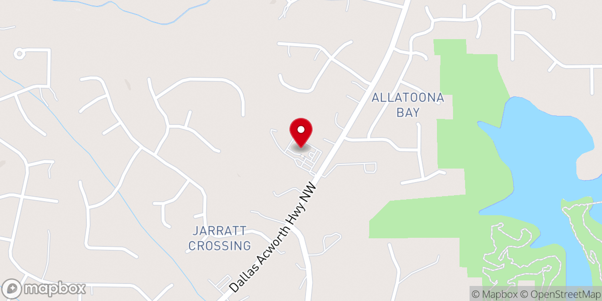 Map showing location of Northwest Christian Church