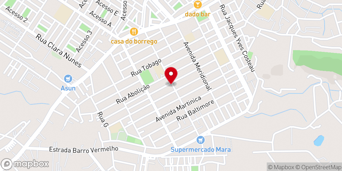 Map showing location of Distrito Restinga - Assembleia de Deus