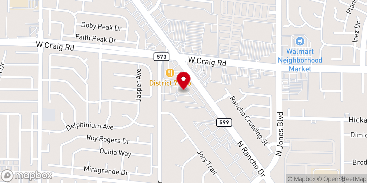 Map showing location of Unity Church of the Desert