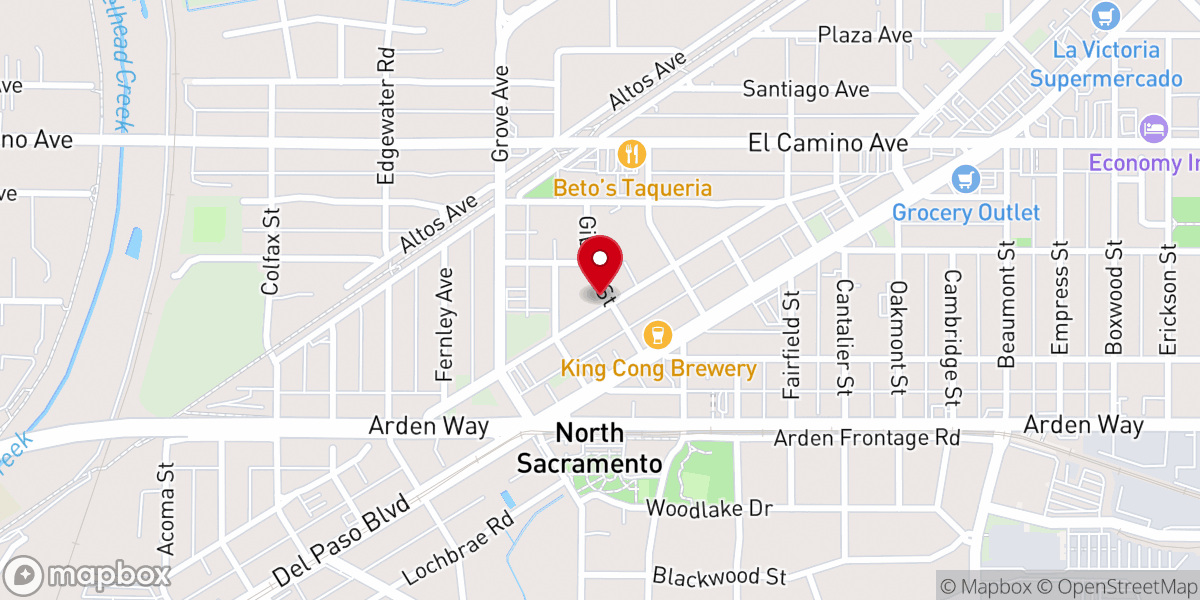Map showing location of Saint Joseph's Catholic Church