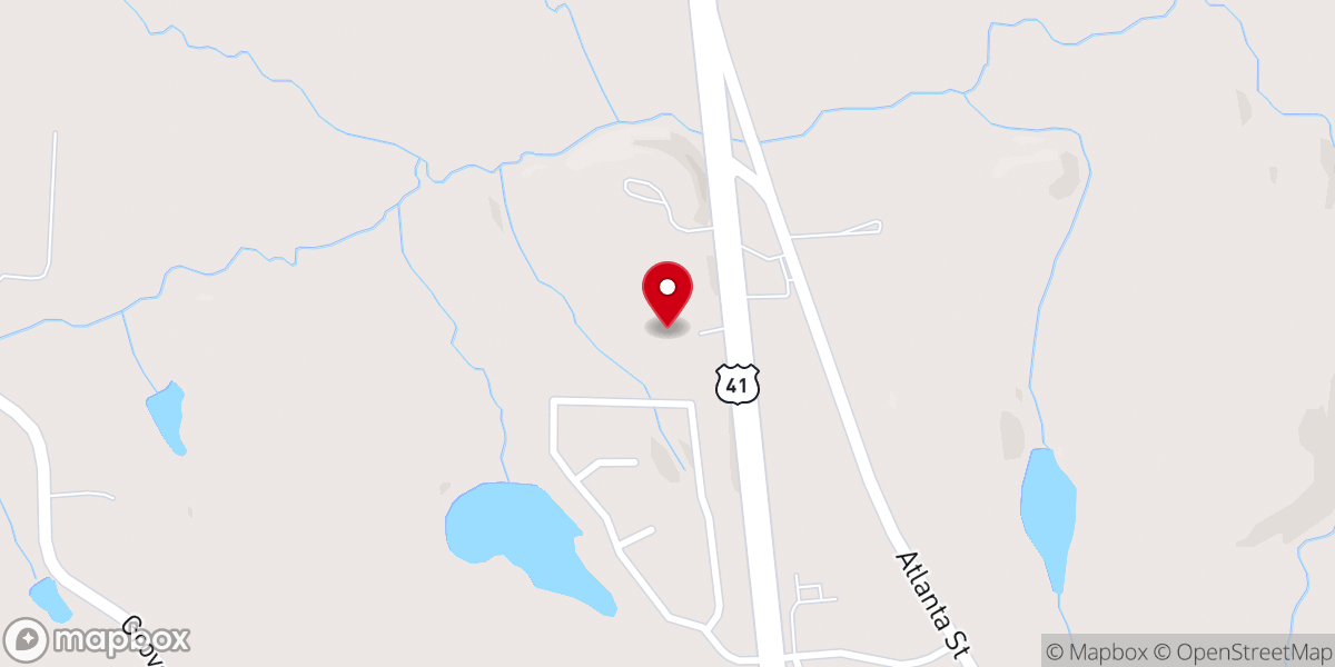 Map showing location of Promiseland Church