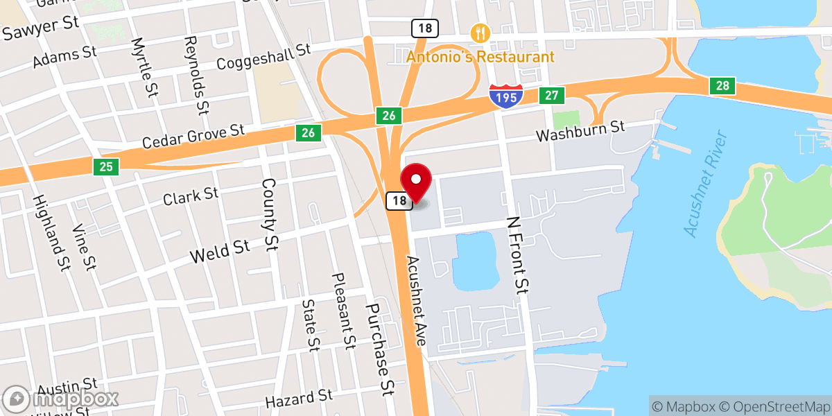 Map showing location of Christian Revival Temple