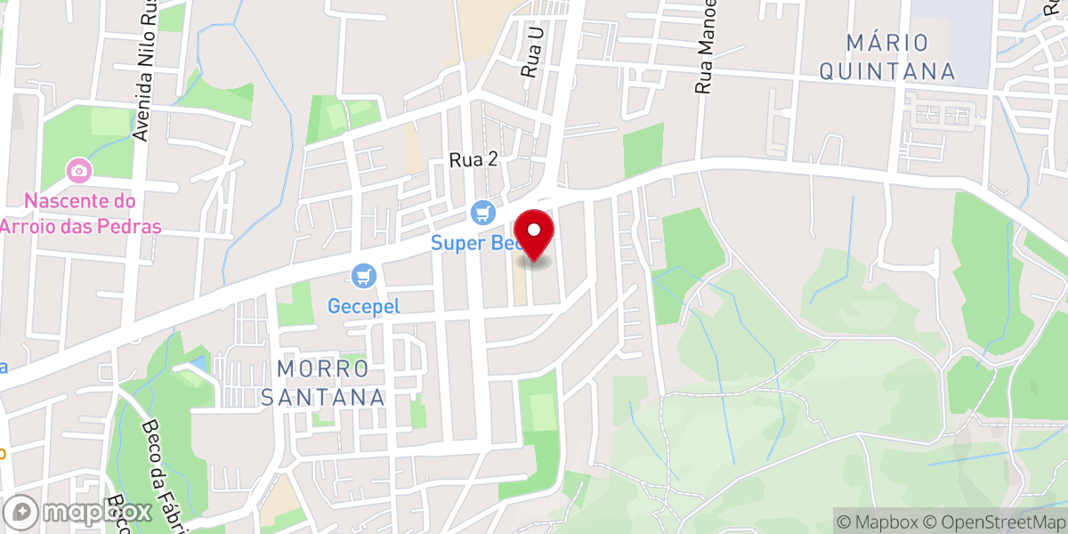 Map showing location of Paróquia Santa Ana - Porto Alegre