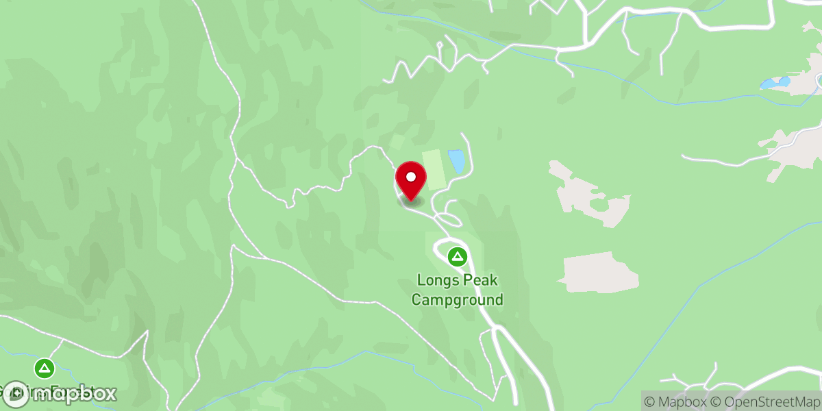 Map showing location of Camp Timberline