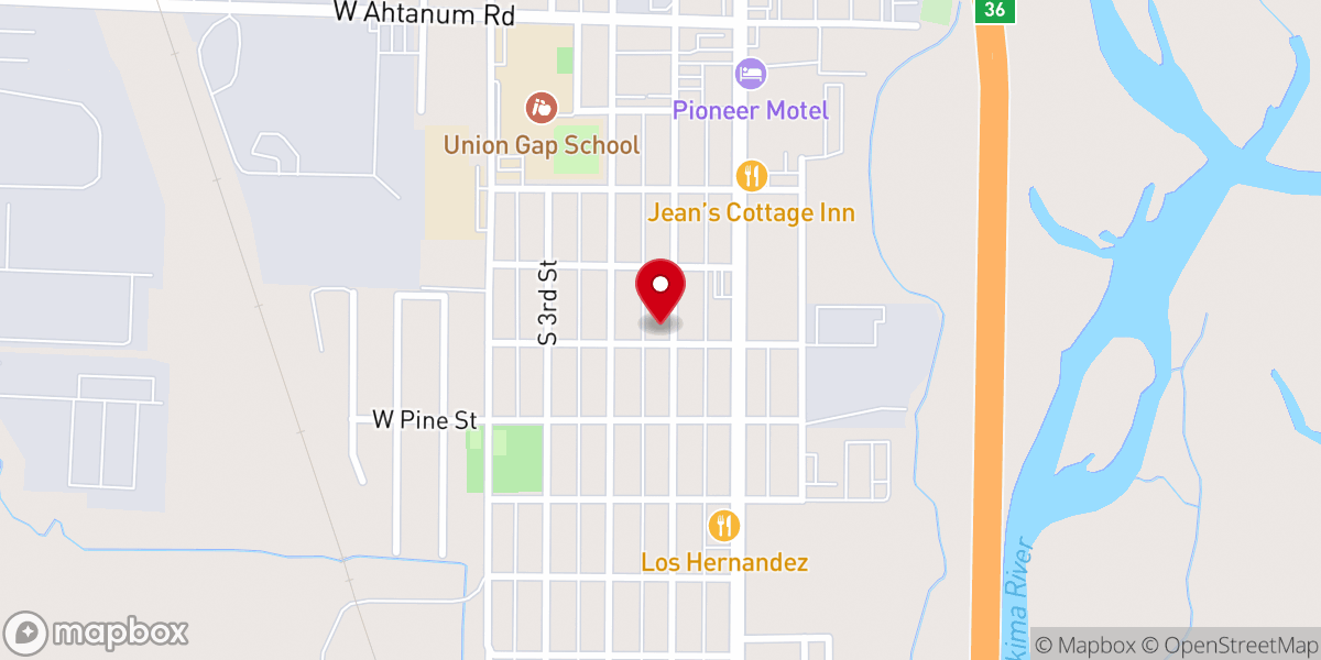 Map showing location of Oldtown Gateway Assembly