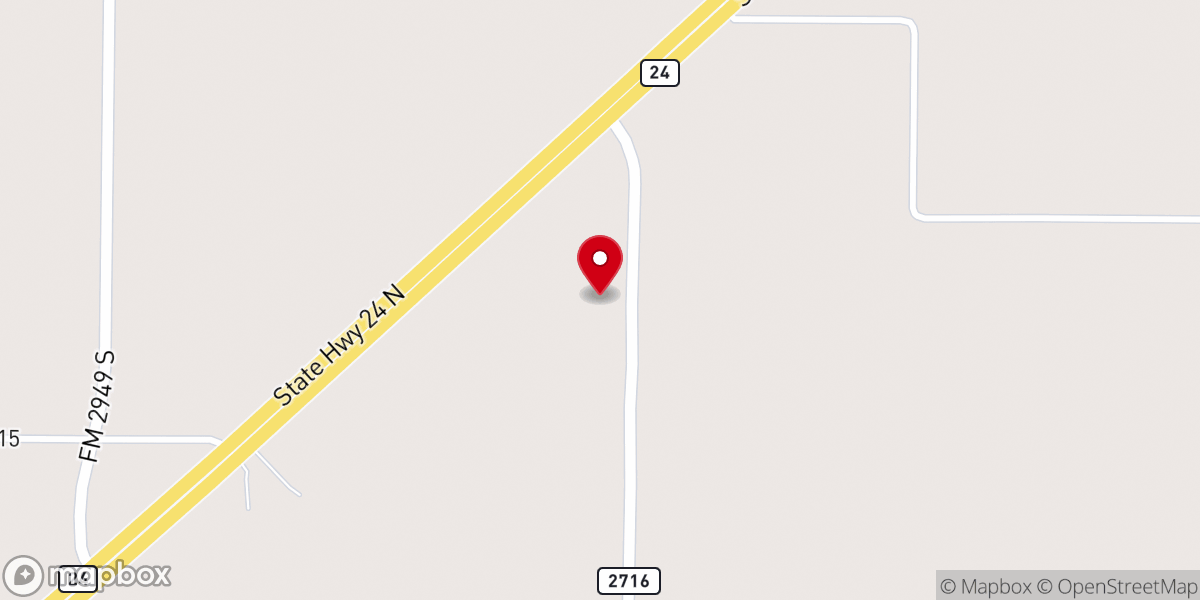 Map showing location of Crimson River Cowboy Church