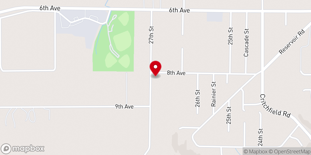 Map showing location of Center For Spirutual Living