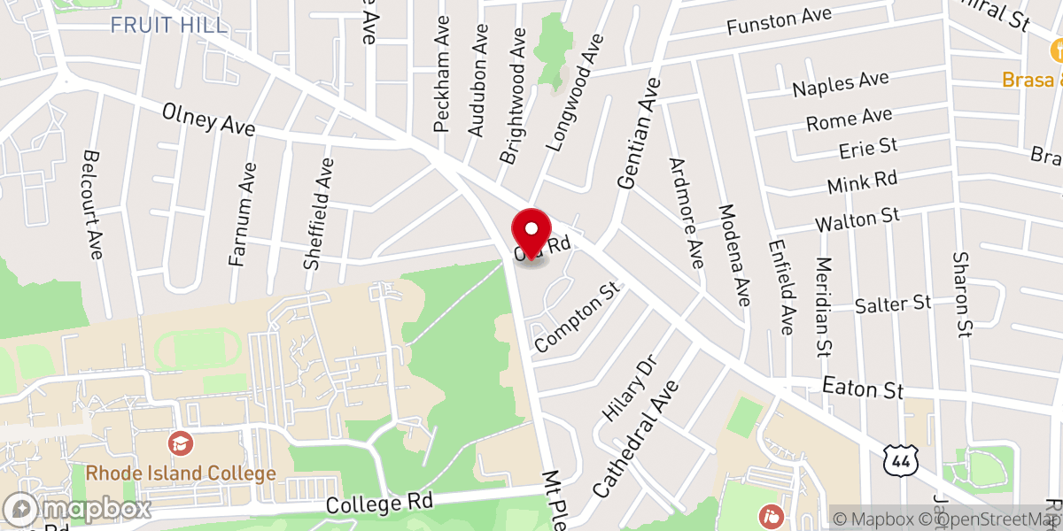 Map showing location of St Augustine Catholic Church