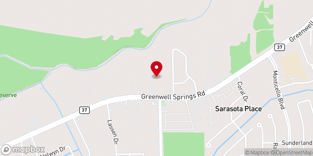 Map showing location of Christian Faith Church