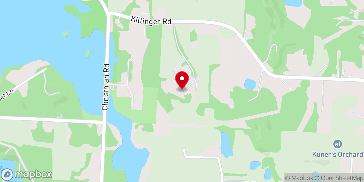 Map showing location of Loyola Retreat House