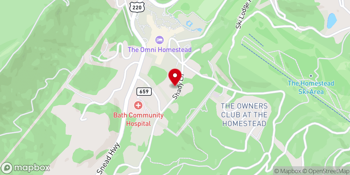 Map showing location of Sacred Heart Roman Catholic Church
