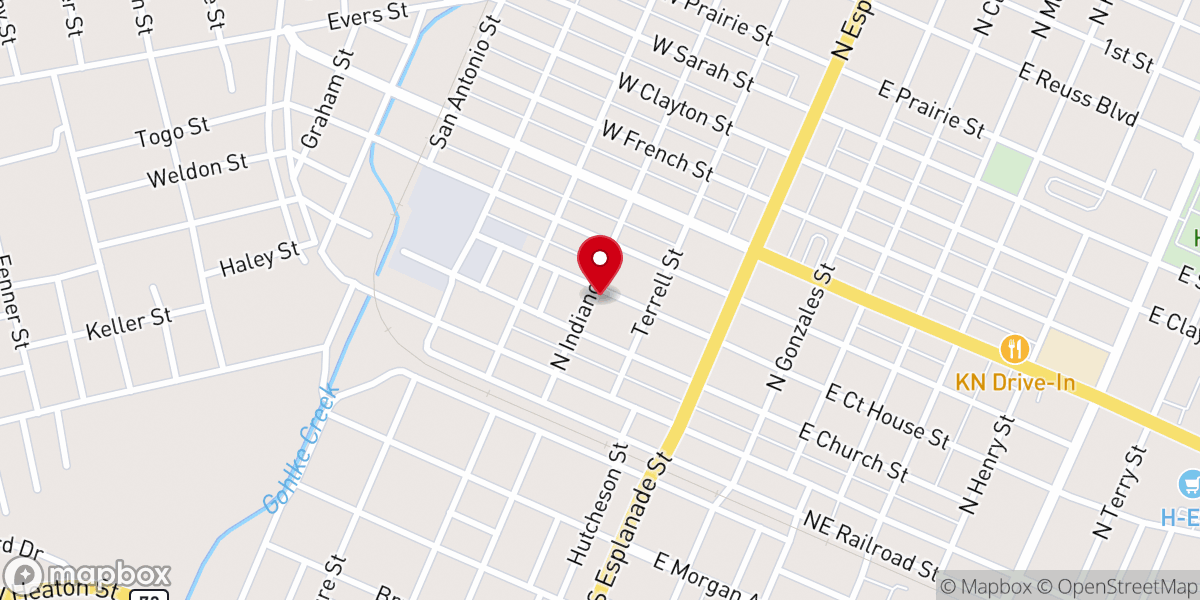 Map showing location of Jerusalem Baptist Mission