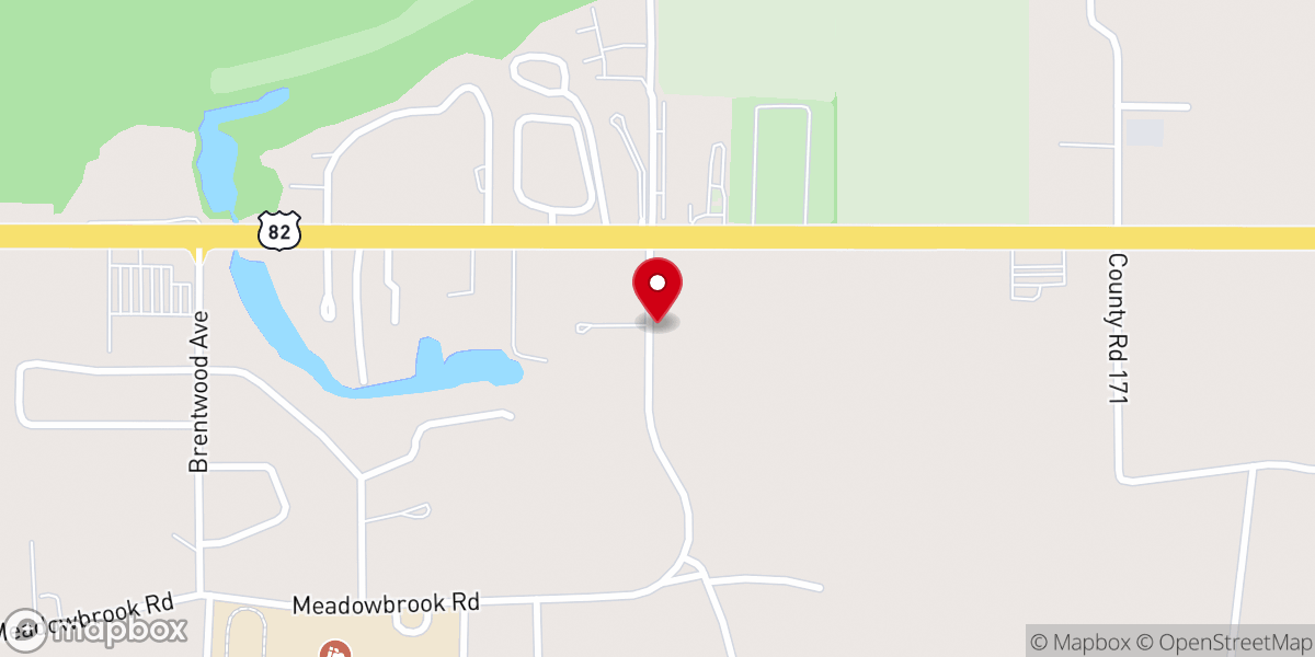 Map showing location of Eastgate Baptist Church