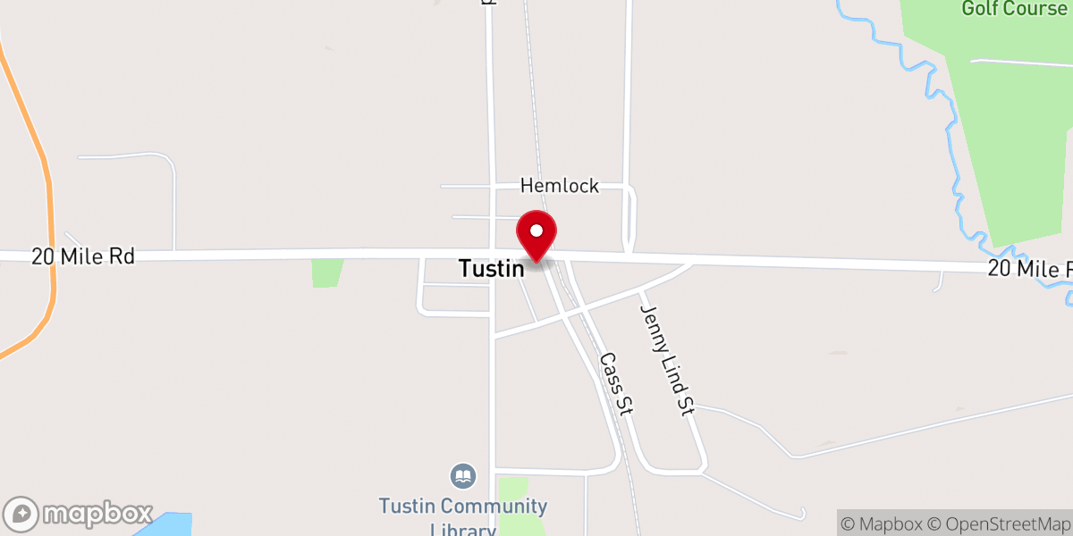 Map showing location of United States Postal Service