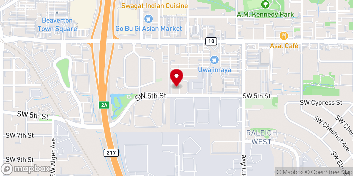 Map showing location of Maureen Haley, Wedding Officiant Portland Oregon