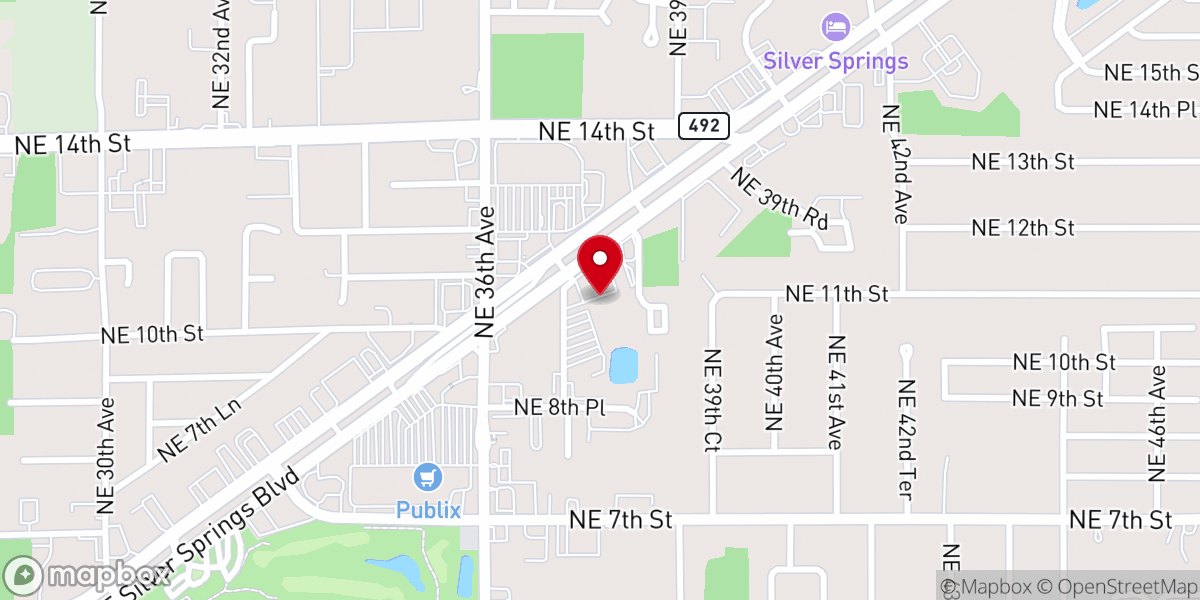 Map showing location of Bread of Life Evangelical Church