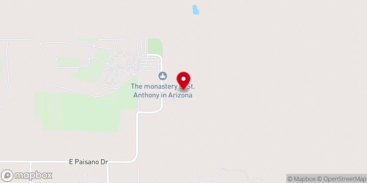 Map showing location of Prophet Elias' Chapel