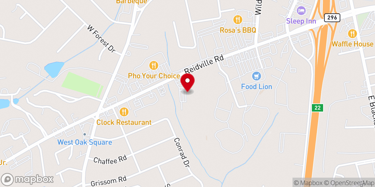Map showing location of Catholic Church of Jesus Our Risen Savior
