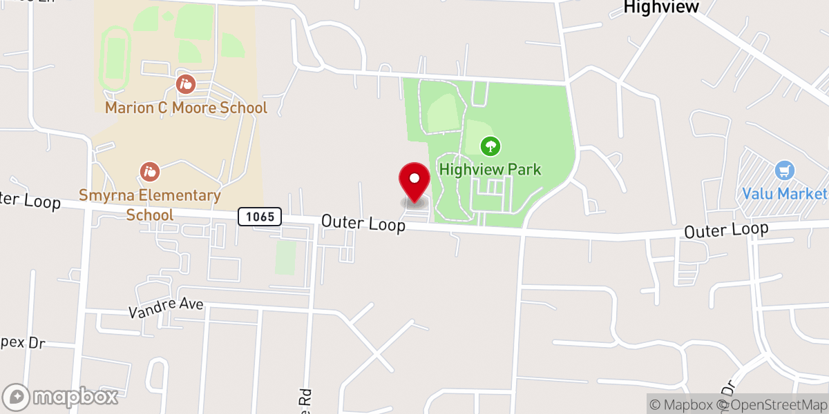 Map showing location of SpiritLife Church