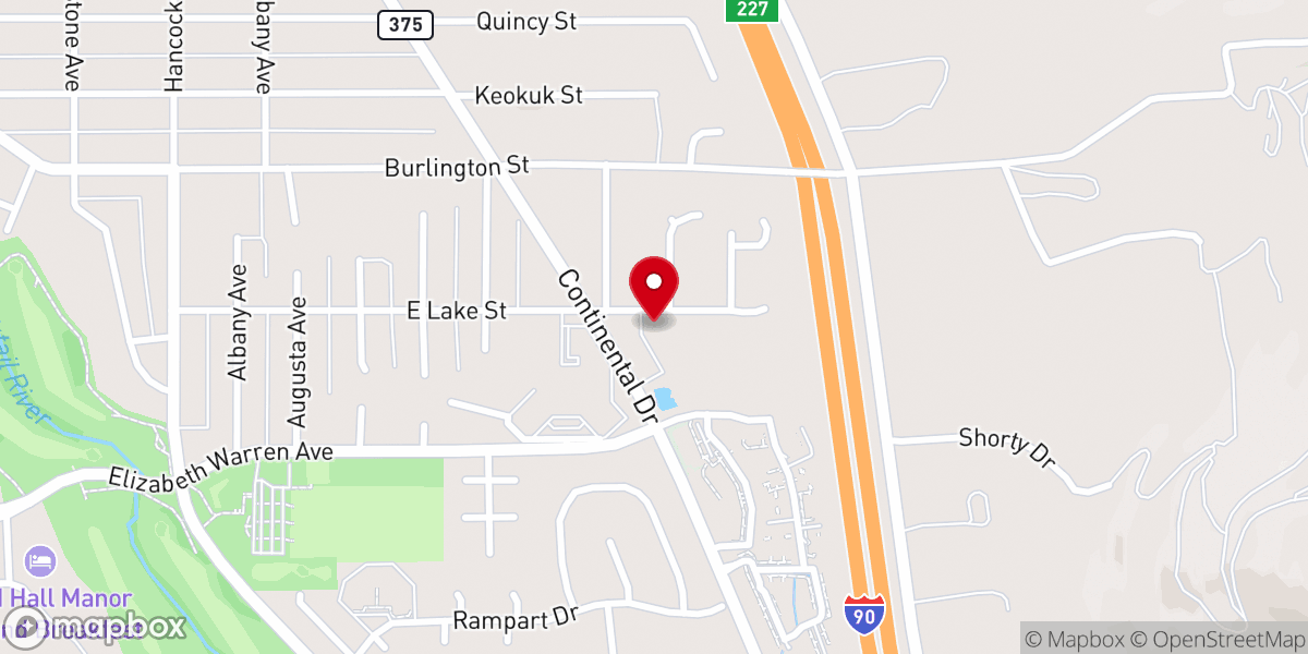 Map showing location of Holy Spirit Parish Office