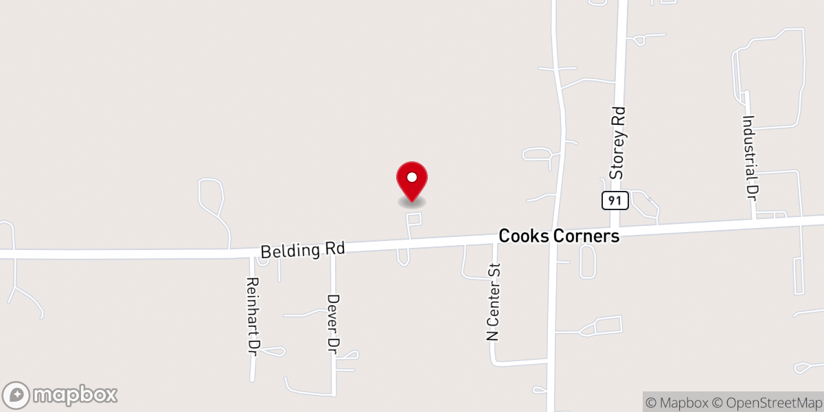 Map showing location of New Hope Church of God